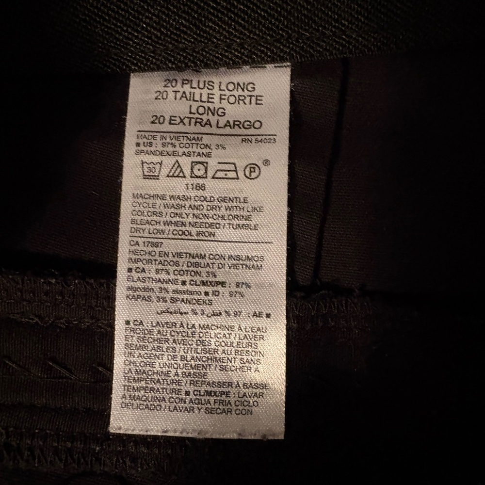 Old Navy Dark Black Pants - Picture 3 of 6